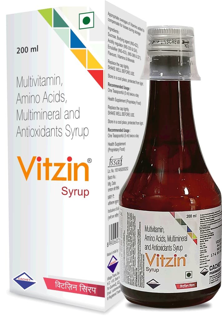VITZIN SYRUP (FOOD) 200 ML