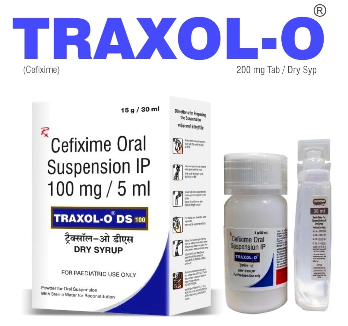 TRAXOL-O DS 100 MG DRY SYRUP 30 ML