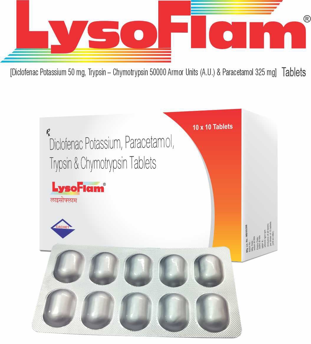 LYSOFLAM TABLETS 10'S
